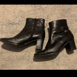 Liz Clairborne Leather Booties